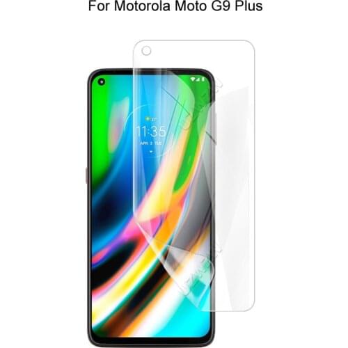 For Motorola Moto G9 Plus Full Cover Soft Hydrogel Film Screen Protector