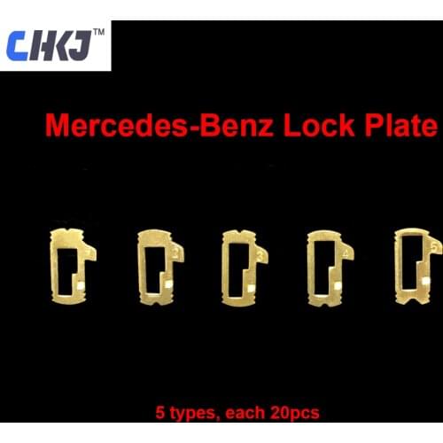CHKJ 100pcs/lot Car Lock Reed Plate For Mercedes Benz For Honda Half Locking Plate Auto Lock Repair Accesories Locksmith Tool