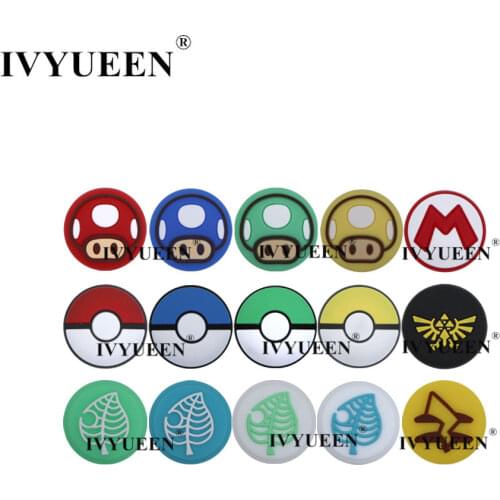 IVYUEEN Analog Thumb Grips for Nitendo Switch Lite NS JoyCon Controller Stick Cap for Nintend Switch Mini Joy Con Joystick Cover