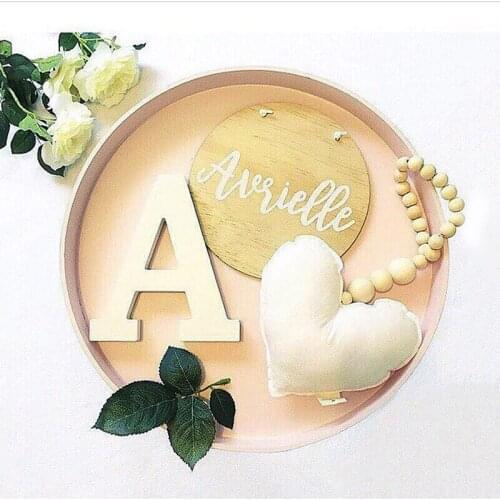 Nordic Wooden Unilateral Tassel Hangings Children Room Wall Hangings Tent Photography Props Ornaments