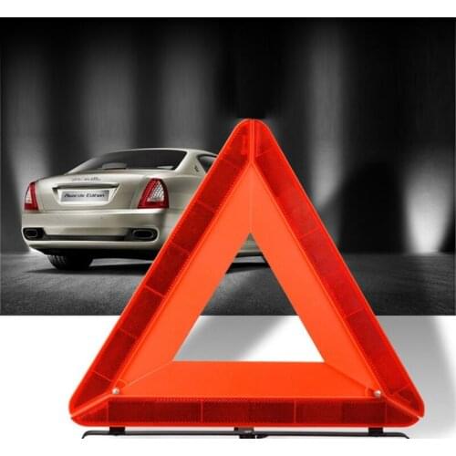 Foldable Reflective Tripod Vehicles Emergency Roadside Triangle Warning Sign for Night Roadside Breakdowns