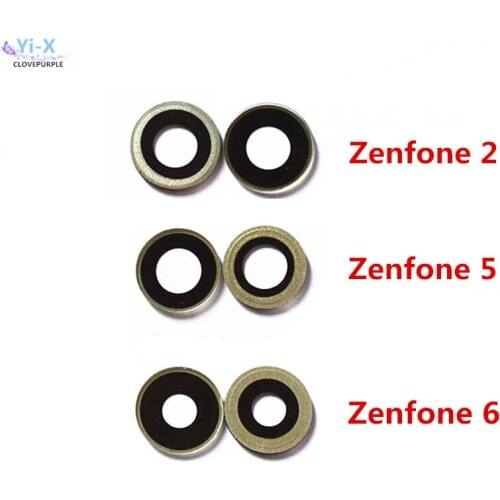 Back Rear Camera glass lens For Asus Zenfone 2 zenfone 5 zenfone 6 back camera lens glass with sticker