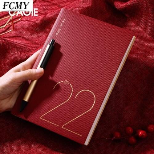 A5 Thick Notepad Students Cute Notebook Retro Colors Creativity Stationery Pu Cover Notebook School Supplies