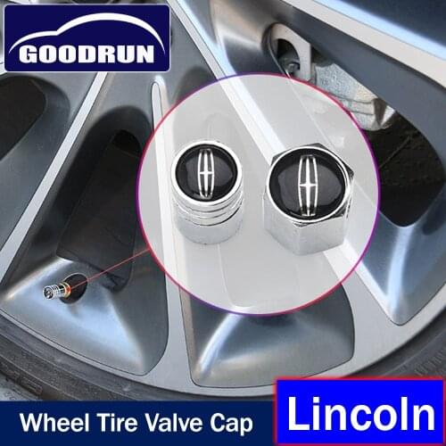 For Lincoln Universal Auto Exterior Decoration Accessories Car Tyre Dust Styling Trim Wheel Tire Valve Cap