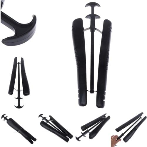 1 Pair Black Practical Rack Support Supporter Long Boots Shaper Stretcher Creative Home Boots Stand Holder Storage Hanger