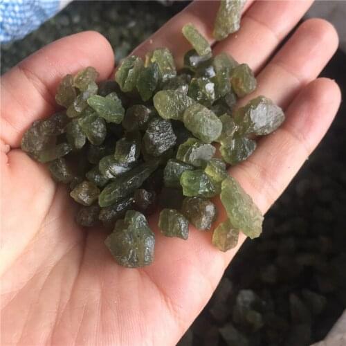 100g natural stones and minerals green apatite tumbled stones raw gemstones specimens healing crystals for home decoration