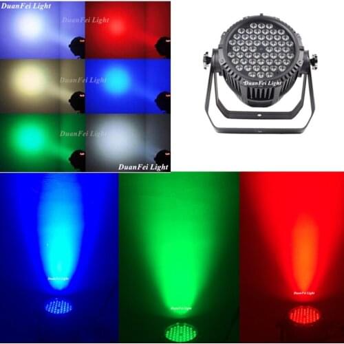 24pcs/lot 54x3w 3in1 rgb par led outdoor spot wash rgb dmx wall washer led par can ip65 led par rgb 3in1