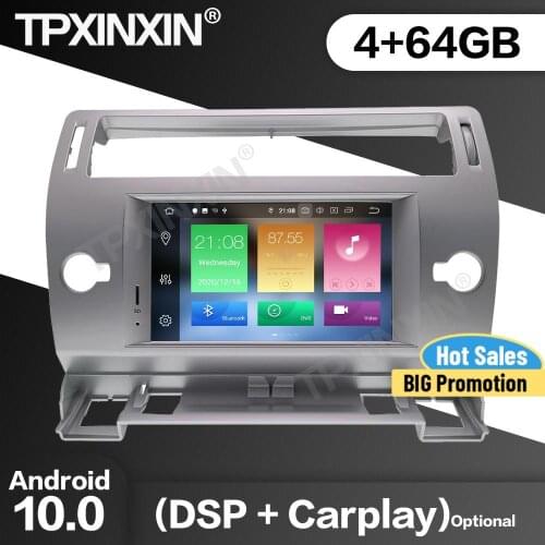 Car Radio 2 Din Stereo Receiver Android For Citroen C4 Quatre Triumph 2004 2005 2006 2007 2008-2012 Multimedia Player Head Unit