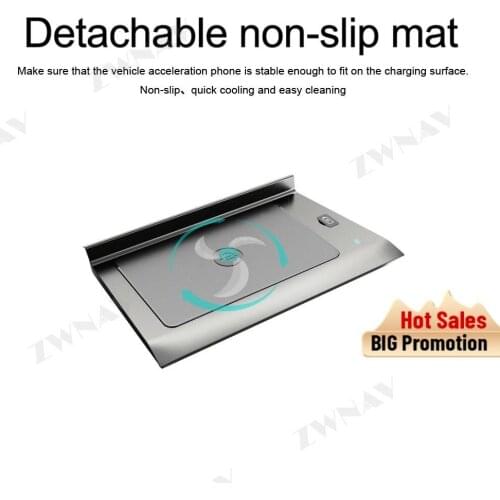 QI Car wireless charger for Volkswagen Tharu 2019 Volkswagen Tiguan L 2018-2019 infrared Fast Wireless Charging Car Phone Holder