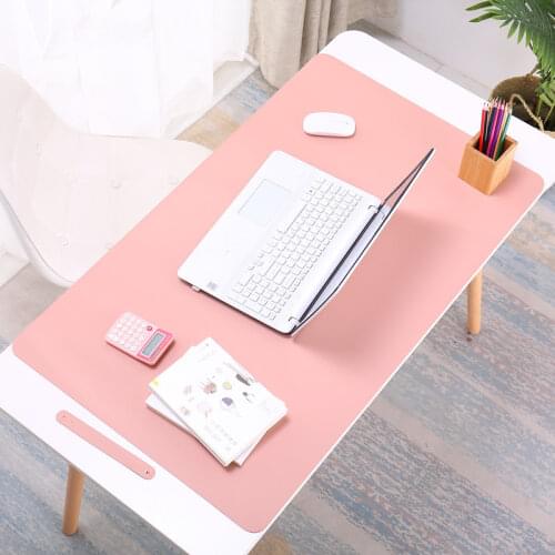 1PC Large Size Mouse Pad Desk Mat Locking Edge Leather Pads Gaming Gamer Anti-slip Keyboard Mouse Pad For Laptop PC Accessories