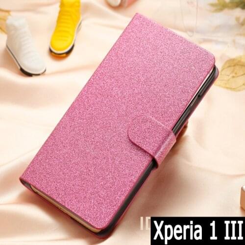 Phone Cover For Sony Xperia 1 iii Case PU Leather Flip Wallet Book Coque On Xperia 1 iii Magnetic Card Protective Funda Bag Case