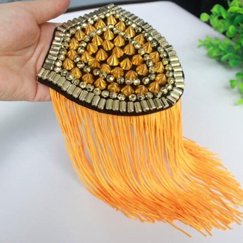 Epaulette/epaulet shoulder/charreteras/New arrival handmade kpop clothing accessories suit decoration brooches/broches/brosche