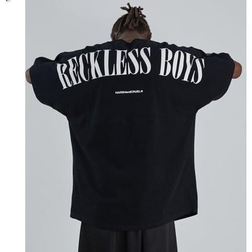 New Men Hip-hop Loose cotton breathable Gym T Shirt Casual Short Sleeve Running Workout Training Tees Fitness Top Sport clothing