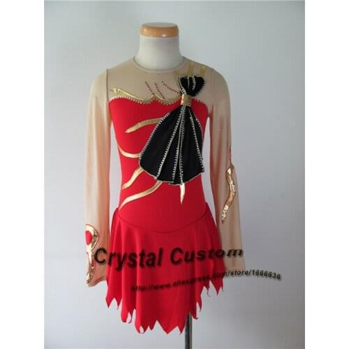 Hot Sales Figure Skating Dress For Girls Graceful New Brand Ice Figure Skating Dress Competition DR3313