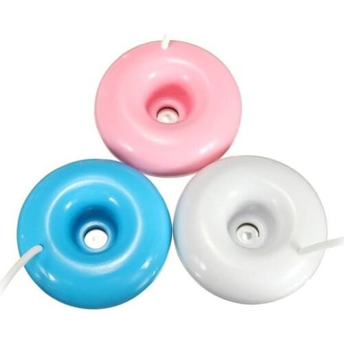 1Pc Mini USB Donut Humidifier Air Purifier Aroma Diffuser Home Office Car Portable New Mini Moisture Fogger Office humidificador