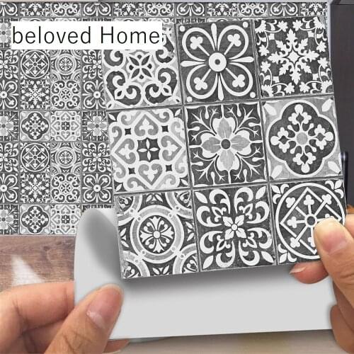 Bathroom Tile Stickers Self Adhesive Wall Stickers Wallpapers for Kitchen Living Room Vinyl Film Home Decoration Improvement
