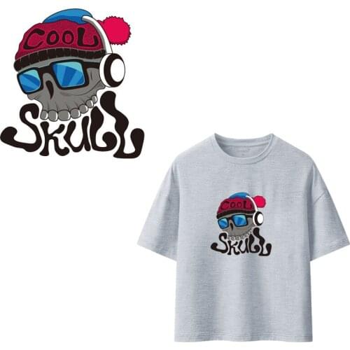 Animal watercolor line Clothing Stickers Iron On Patches Diy Heat Transfers Patch For Clothes T-shirt Appliques Decoration