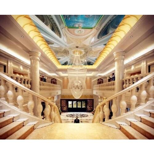 1824 3D European Dome Printing stretch ceiling film for workshop ceiling decoration