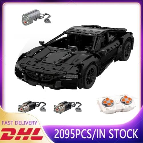 New High-Tech Building Blocks For Children BMWing I8 Building Blocks MOC-43958 Sports Car Model Kids Toy Birthday Christmas Gift