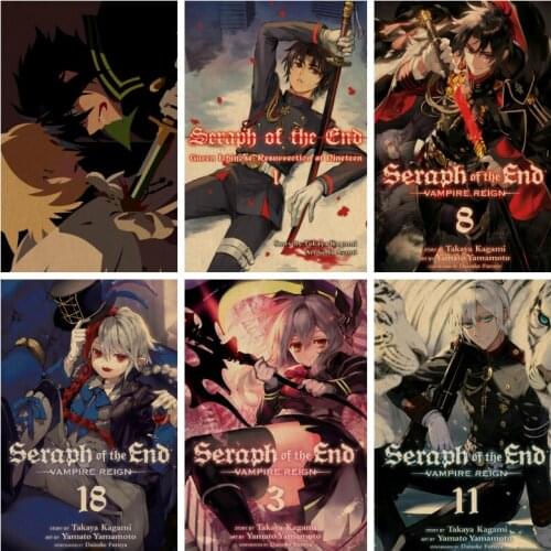 Seraph of The End Anime Poster Canvas Art Poster Woodland Baby Animal Nursery Print Painting Wall Picture for Living Room Decor