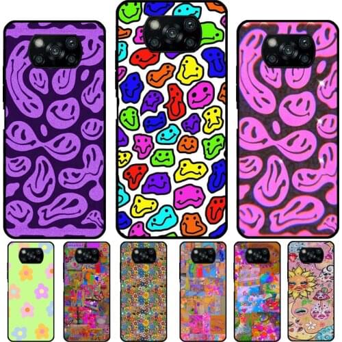 Psychedelic Indie Aesthetic For Xiaomi Mi 11 Ultra Mi Note 10 Lite 10T Pro Cover For POCO F3 F2 X3 M3 Pro Phone Case