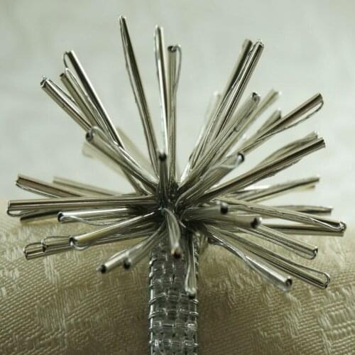 Qn16022505 wholesale napkin rings silver flower, decoration napkin holder