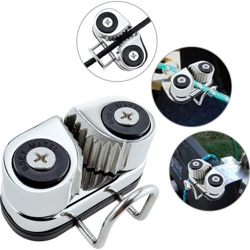 Stainless Steel Ball Bearing Cleat with Leading Ring Pilates Fitness Equipment Marine Boat Sailing Sailboat Accessories