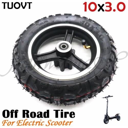 TUOVT 80/65-6 Tire 10x3.0 Tyre wheel for 10 Inch Folding Electric Scooter ZERO 10X Dualtron KUGOO M4 Thickened Widened Tire