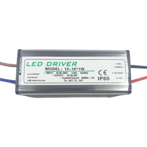 LED driving power supply 12-18 * 1W outdoor lamp waterproof power panel lamp driving isolation 12w15w18w
