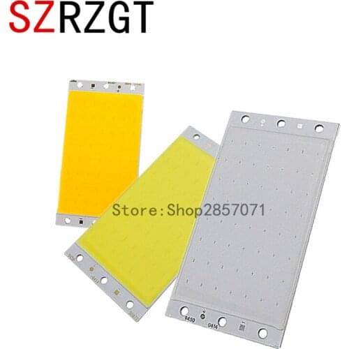 1pcs 94x50MM 15W COB LED Light Strip Lamp Module DC 12V 1600LM LED Chip On Board Matrix LED Bulb