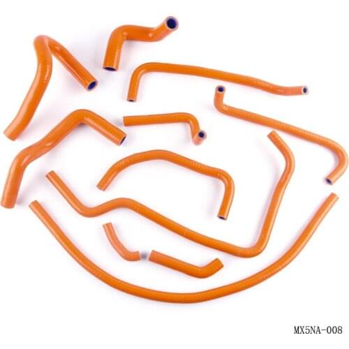 11pcs for Mazda MX-5 MK1 1.8 Silicone Ancillary Coolant & Breather Hose Kit set