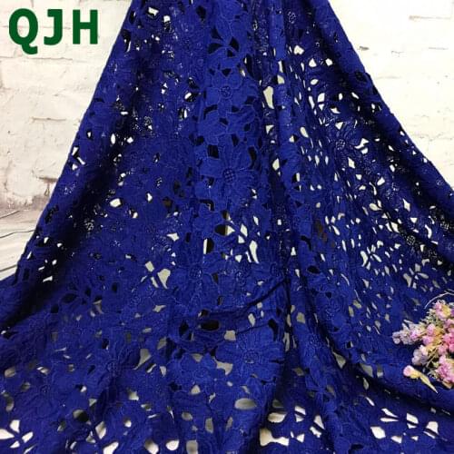 5y Bilateral Symmetry Cotton Openwork Embroidery Lace Fabric for Dress Skin-friendly Soft Water-soluble classic lace Accessories