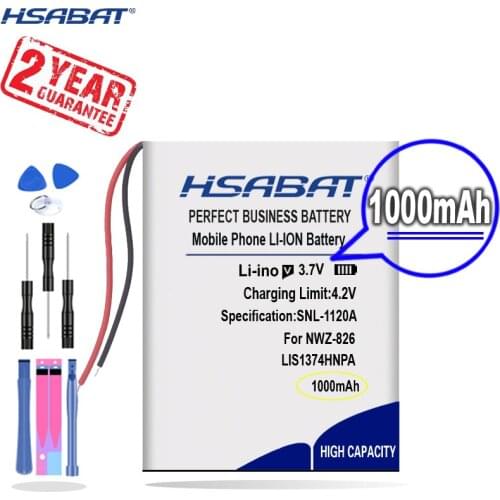 New Arrival [ HSABAT ] Battery for SONY NWZ-820 NWZ-A720 NWZ-A726 NWZ-A728 NWZ-A729BLK NWZ-A826 NWZ-A828 NWZ-A829 NWZ-S738