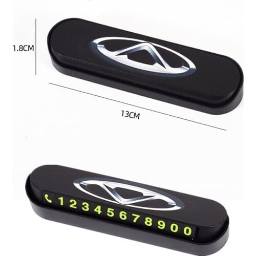 Car Temporary Parking Card Phone Number Card for Chery Tiggo 8 2018 2019 2020 Anti-scratch Lsrtw 2017 Car Interior Decoration