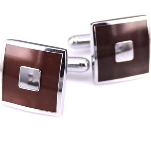 C-MAN Luxury shirt Enamel Round cufflink for mens Brand cuff buttons cuff links High Quality abotoaduras Jewelry