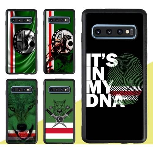 Chechen Wolf Flag Case For Samsung Galaxy S20 Plus S9 S10 Note 20 Ultra A50 A70 A51 A71 A21S A20e A31 M31 M21