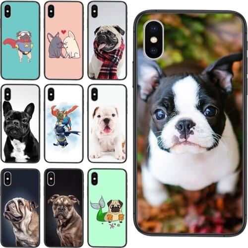 For Xiaomi Redmi K40 K30 K30S K20 Gaming 9 9C 8 8A 7 7A 6 6A 5 4X 4A Nfc Plus Pro 5G Bulldog Puppies Dog Releases Cell Phone