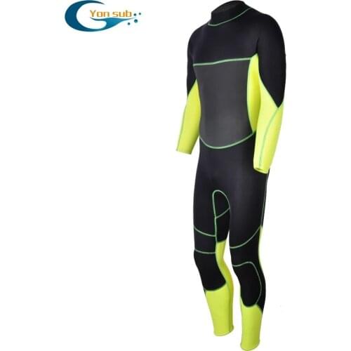 Wetsuit Men 3mm Neoprene Surfing Diving Suit One-piece Wetsuits Spearfishing Snorkeling Long Sleeve Free Shipping