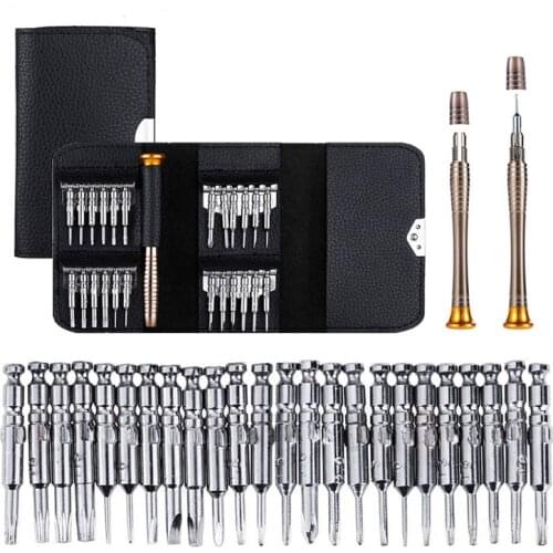 25pcs Screwdrivers Torx Mini Screwdriver Set Precision Screwdriver Set Repair Tools Kit for Iphone Mobile Phones Tablet PC