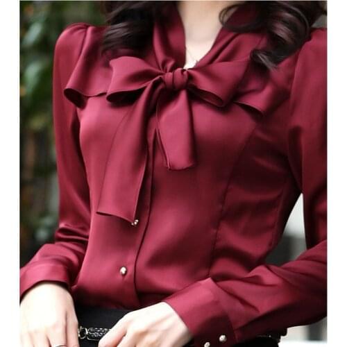 RUORU Blouses With Bow
