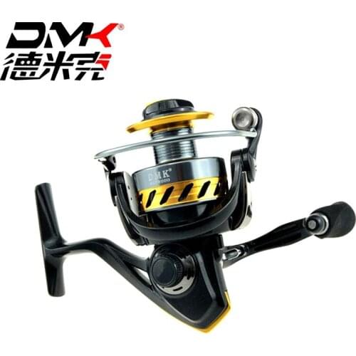 DMK 2000-5000 Spinning Fishing Reel 9+1BB 5.2:1 Lure Fishing Reel Carretilha De Pesca Spinning Wheel Carp Fishing Tackle Peche