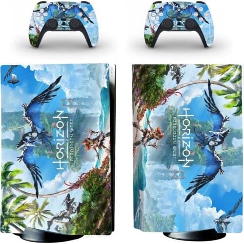 Horizon 2 PS5 Standard Disc Edition Skin Sticker Decal Cover for PlayStation 5 Console & Controller PS5 Skin Sticker Vinyl