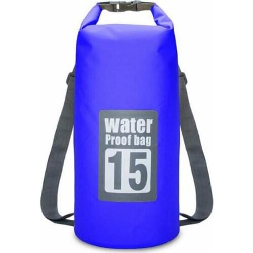 5L 20L Swimming Drifting Waterproof Dry Beach Bags Bucket Portable Backpack Shoulder Rafting Canoe Storage Travel Tote Bag