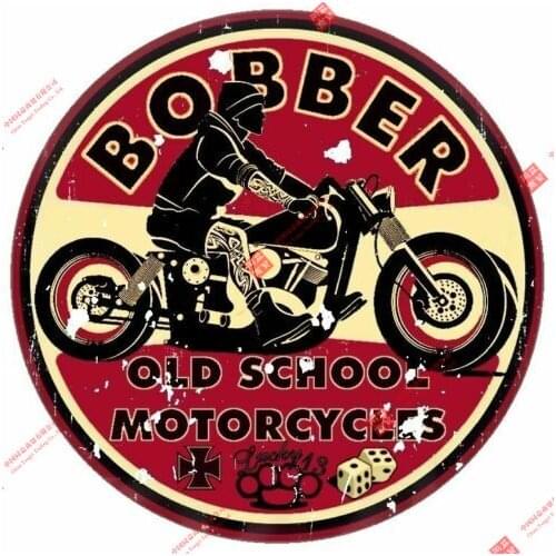 Funny Retro Aufkleber Bobber Old School Motorcycles Sticker Race Retro Vintage Motorcycle Waterproof Car Window Decal