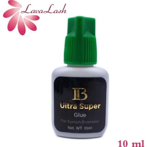 1 Bottle I-Beauty IB Ultra Super Glue 10ml Individual Fast Drying Eyelash Extensions Green Cap False Lash Glue Makeup Tool Shop