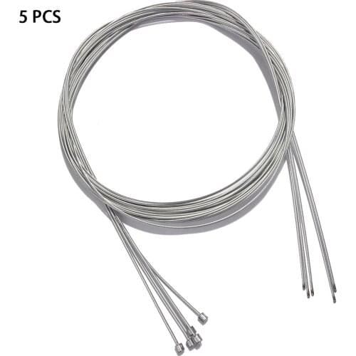 5PCS Bicycle Shift Cables Mountain Road Bike Shift Rear Inner Cable Stainless Steel Derailleur Gear Cable Wire Bike Accessories