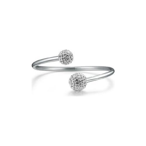 2016 New arrival high quality shiny Shambhala ball 925 sterling silver ladies`adjustable bangles jewelry gift