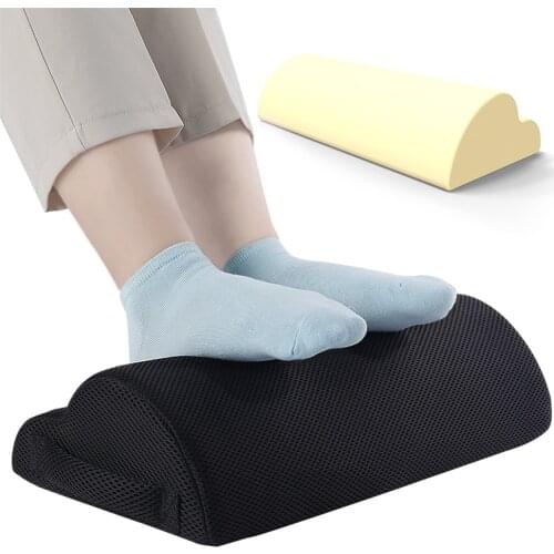 Ergonomic Feet Cushion Support Foot Rest Under Desk Feet Stool Pillow for Home Computer Work Chair Travel Footrest Massage