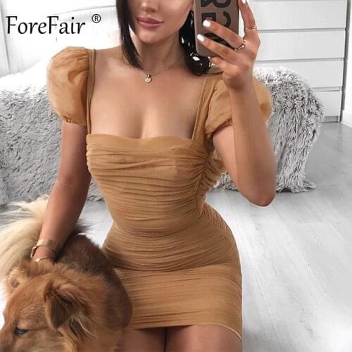 Forefair Short Sleeve Dresses