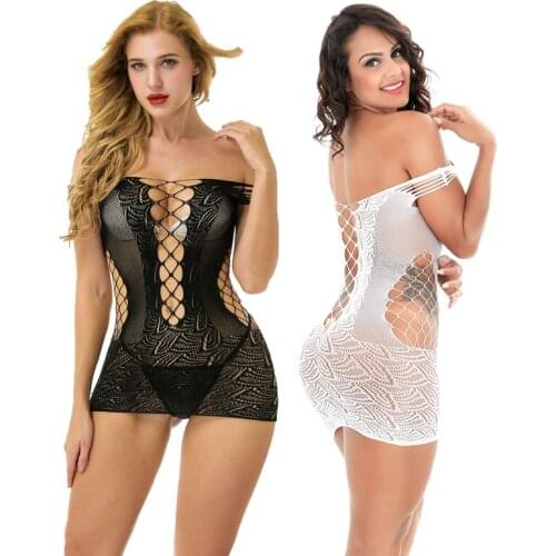 Hot Fishnet Teddy Bodysuits catsuit Sexy Lingerie Women Erotic Underwear Bodystockings Baby Doll Intimates Hollow Mesh Stockings